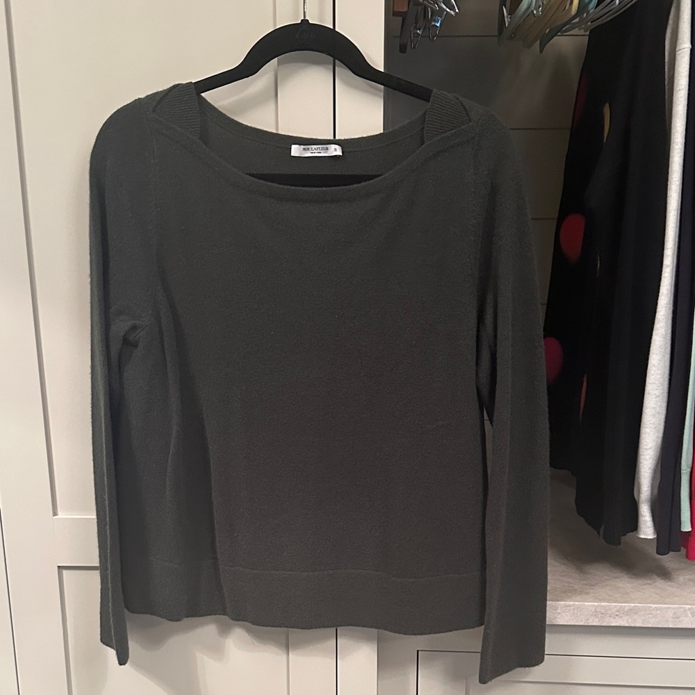 MM Lafleur Dark Green Knit Sweater